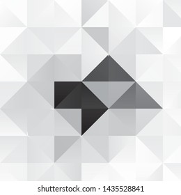 Vintage halftone monochrome geometric texture background. Vector Abstract Texture