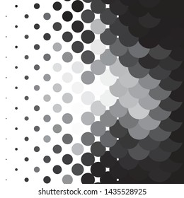 Vintage halftone monochrome geometric texture background. Vector Abstract Texture
