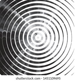 Vintage halftone monochrome geometric texture background. Vector Abstract Texture