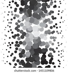 Vintage halftone monochrome geometric texture background. Vector Abstract Texture