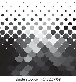 Vintage halftone monochrome geometric texture background. Vector Abstract Texture