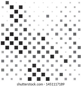 Vintage halftone monochrome geometric texture background. Vector Abstract Texture