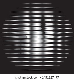Vintage halftone monochrome geometric texture background. Vector Abstract Texture