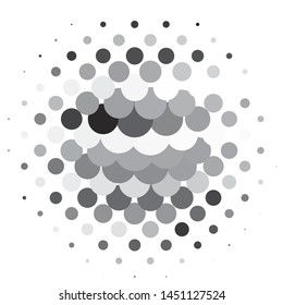 Vintage halftone monochrome geometric texture background. Vector Abstract Texture