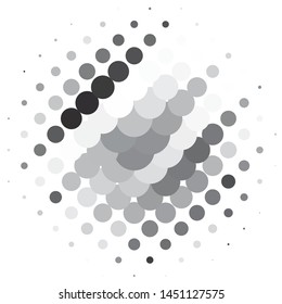 Vintage halftone monochrome geometric texture background. Vector Abstract Texture