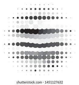 Vintage halftone monochrome geometric texture background. Vector Abstract Texture
