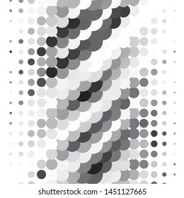 Vintage halftone monochrome geometric texture background. Vector Abstract Texture
