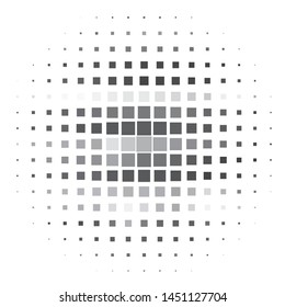 Vintage halftone monochrome geometric texture background. Vector Abstract Texture