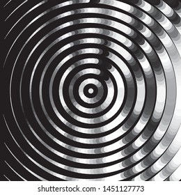 Vintage halftone monochrome geometric texture background. Vector Abstract Texture