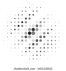 Vintage halftone monochrome geometric texture background. Vector Abstract Texture