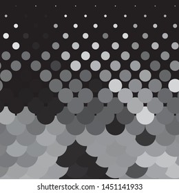 Vintage halftone monochrome geometric texture background. Vector Abstract Texture