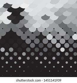 Vintage halftone monochrome geometric texture background. Vector Abstract Texture