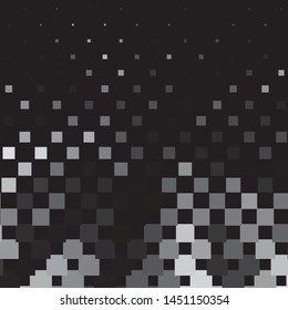 Vintage halftone monochrome geometric texture background. Vector Abstract Texture