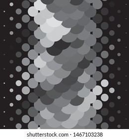 Vintage halftone monochrome geometric texture background. Vector Abstract Texture
