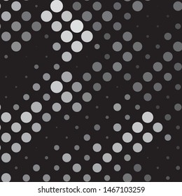 Vintage halftone monochrome geometric texture background. Vector Abstract Texture