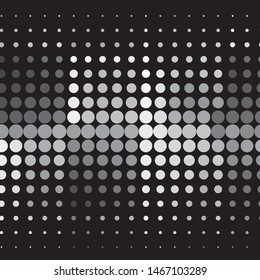 Vintage halftone monochrome geometric texture background. Vector Abstract Texture