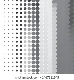 Vintage halftone monochrome geometric texture background. Vector Abstract Texture