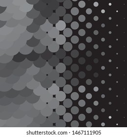 Vintage halftone monochrome geometric texture background. Vector Abstract Texture