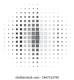 Vintage halftone monochrome geometric texture background. Vector Abstract Texture