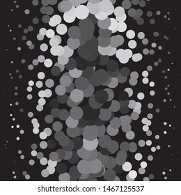 Vintage halftone monochrome geometric texture background. Vector Abstract Texture