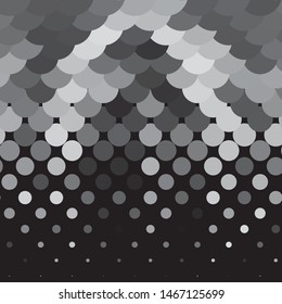 Vintage halftone monochrome geometric texture background. Vector Abstract Texture