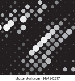 Vintage halftone monochrome geometric texture background. Vector Abstract Texture