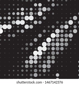 Vintage halftone monochrome geometric texture background. Vector Abstract Texture