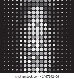 Vintage halftone monochrome geometric texture background. Vector Abstract Texture