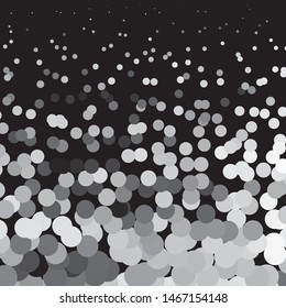 Vintage halftone monochrome geometric texture background. Vector Abstract Texture