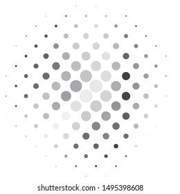 Vintage halftone monochrome geometric texture background. Vector Abstract Texture