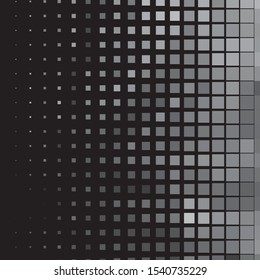 Vintage halftone monochrome geometric texture background. Vector Abstract Texture
