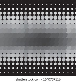 Vintage halftone monochrome geometric texture background. Vector Abstract Texture