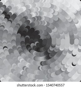 Vintage halftone monochrome geometric texture background. Vector Abstract Texture