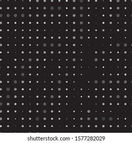 Vintage halftone monochrome geometric texture background. Vector Abstract Texture