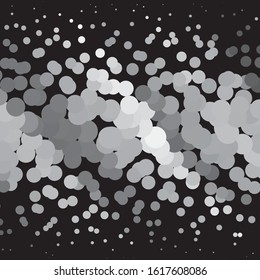 Vintage halftone monochrome geometric texture background. Vector Abstract Texture