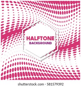 vintage halftone style background Design Template,Vector Illustration