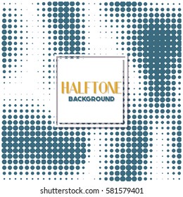 vintage halftone style background Design Template,Vector Illustration