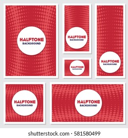 vintage halftone style background Design Template,Vector Illustration