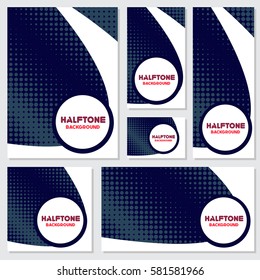 vintage halftone style background Design Template,Vector Illustration