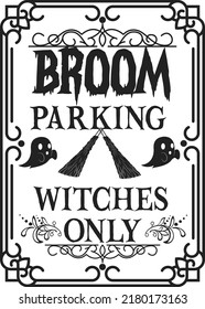 Vintage Halloween Best  Sign Design