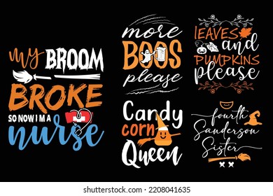 Vintage Halloween Time Vector Design für Druck auf T-Shirt. Halloween T-Shirt Design Vector Graphics.