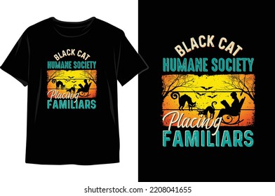 Vintage Halloween Time Vector Design for print on T-shirt. Halloween T-shirt Design Vector Graphics.