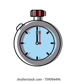 Vintage hand clock icon vector illustration graphic design