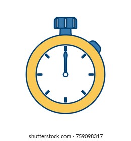 Vintage hand clock icon vector illustration graphic design