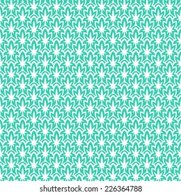 Vintage hand drawn art deco pattern with scale and floral motifs. Vector seamless background in 1930s and 1920s fashion style