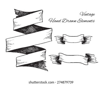 Vintage Hand Drawn Elements