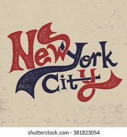 vintage hand drawn lettering design