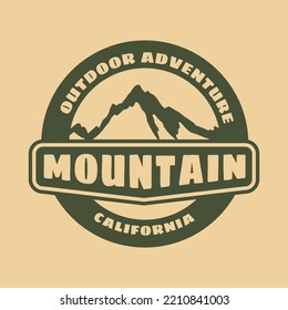 vintage hand drawn outdoor adventure badge, perfect for logo, t-shirts, apparel and other merchandise