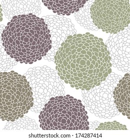 Vintage hand drawn seamless pattern