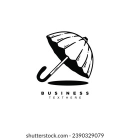 Vintage hand drawn umbrella vector art design
